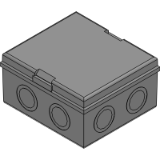WHK 608 - Junction box, Polystyrene, closed cover